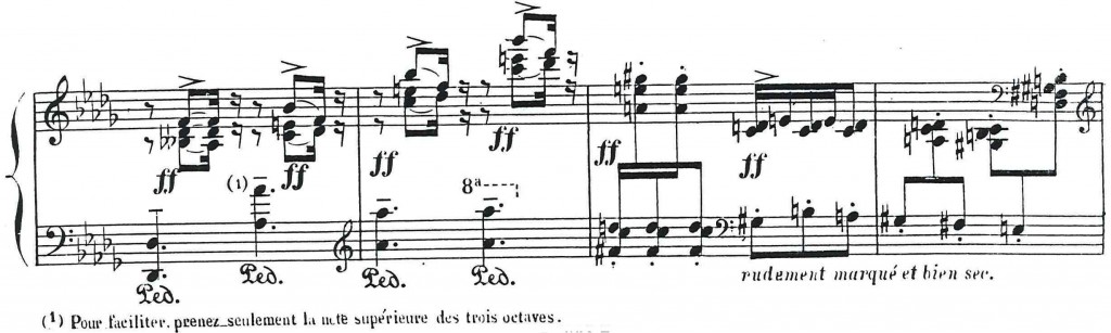 Ausschnitt aus der Pariser Erstausgabe von El Puerto