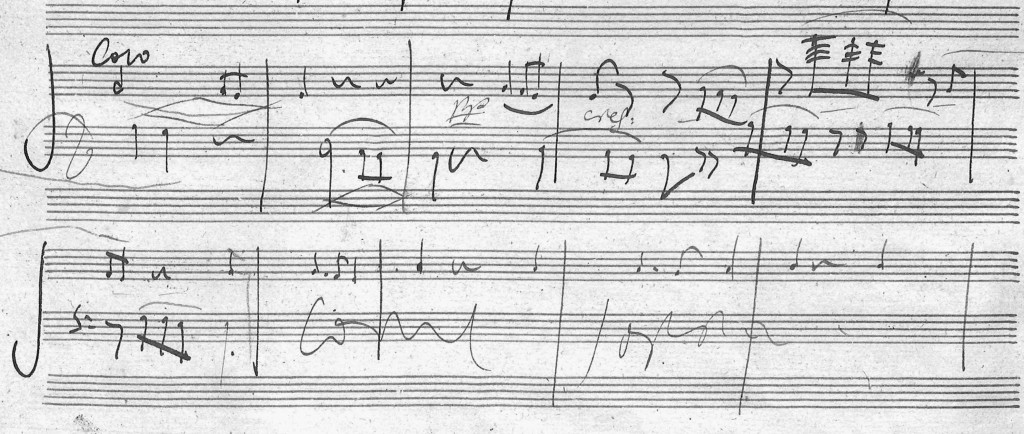 Autograph Seite 8 – Ausschnitt