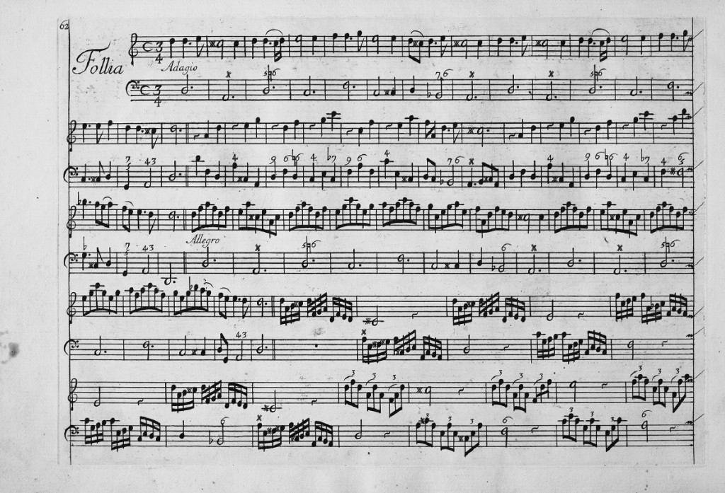 Corelli "La Follia&quot-Thema