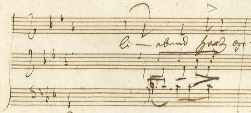 Fig. 1: Beethoven, "An die ferne Geliebte" op. 98, m. 328.